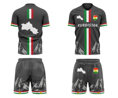 KURDISTAN UNITED Football Set – Black & White Versions