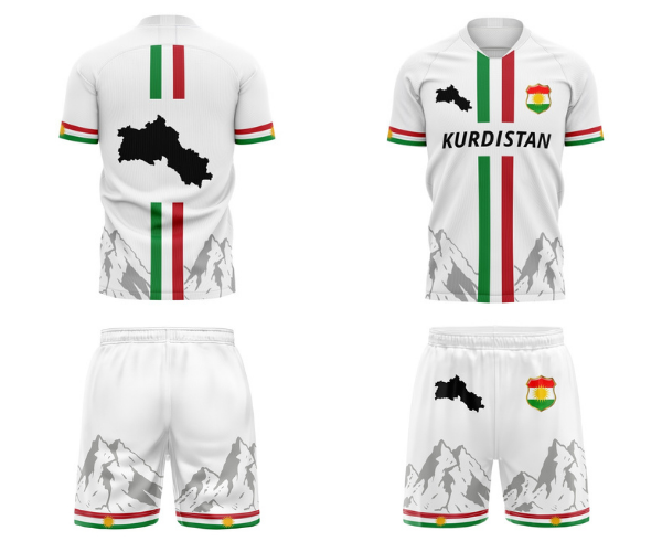 KURDISTAN UNITED Football Set – Black & White Versions
