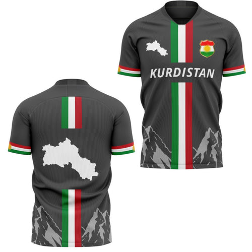 KURDISTAN UNITED Jersey – Black & White Versions