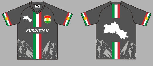 KURDISTAN UNITED Jersey – Black & White Versions