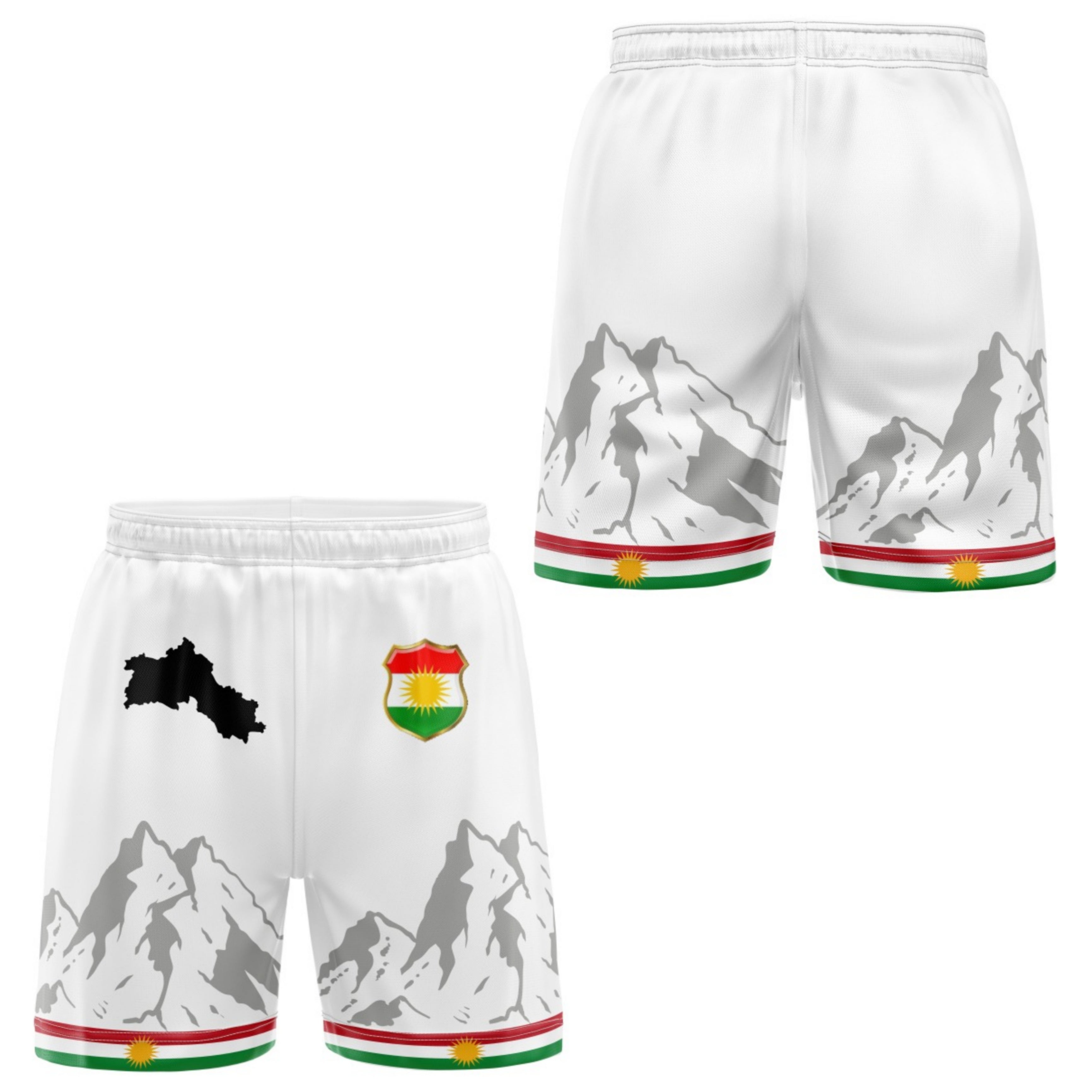KURDISTAN UNITED Track Pants – Black & White Versions