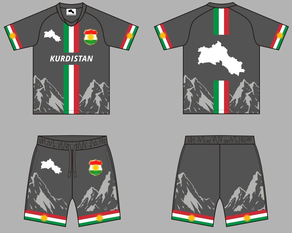 KURDISTAN UNITED Football Set – Black & White Versions
