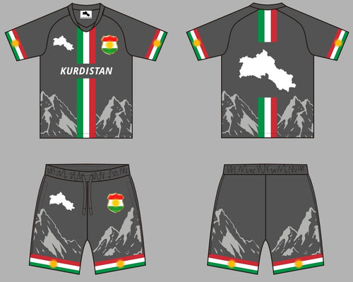 KURDISTAN UNITED Football Set – Black & White Versions